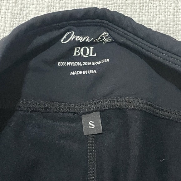 EQL by Kerrits Roam Leggings Capris Black Women's Small Equestrian Horse - Picture 3 of 5